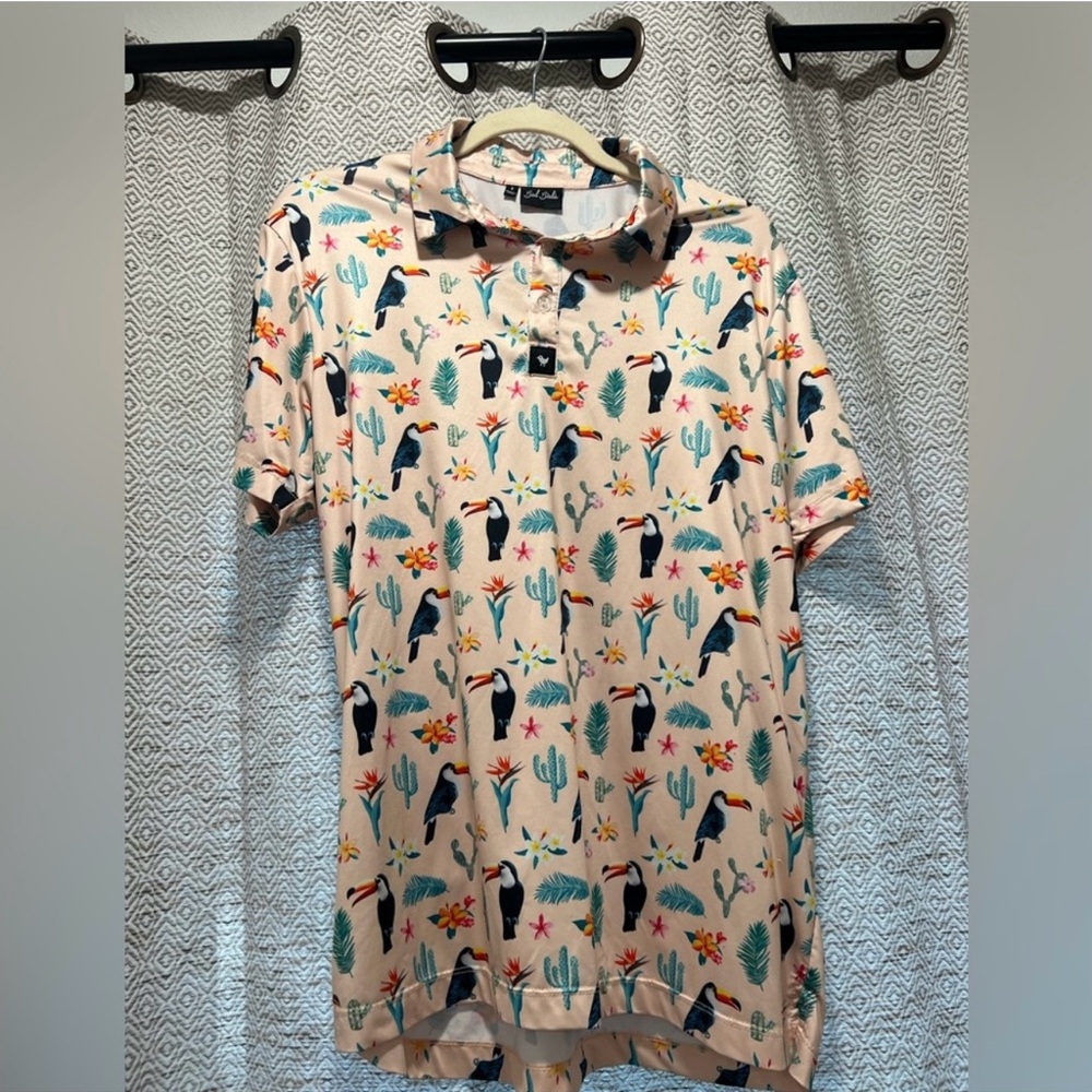 Bad birdie size small golf polo